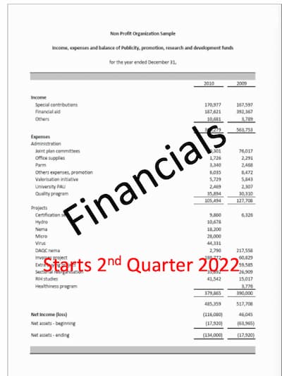 Preview of KSM quarterly financials document, not yet ready.